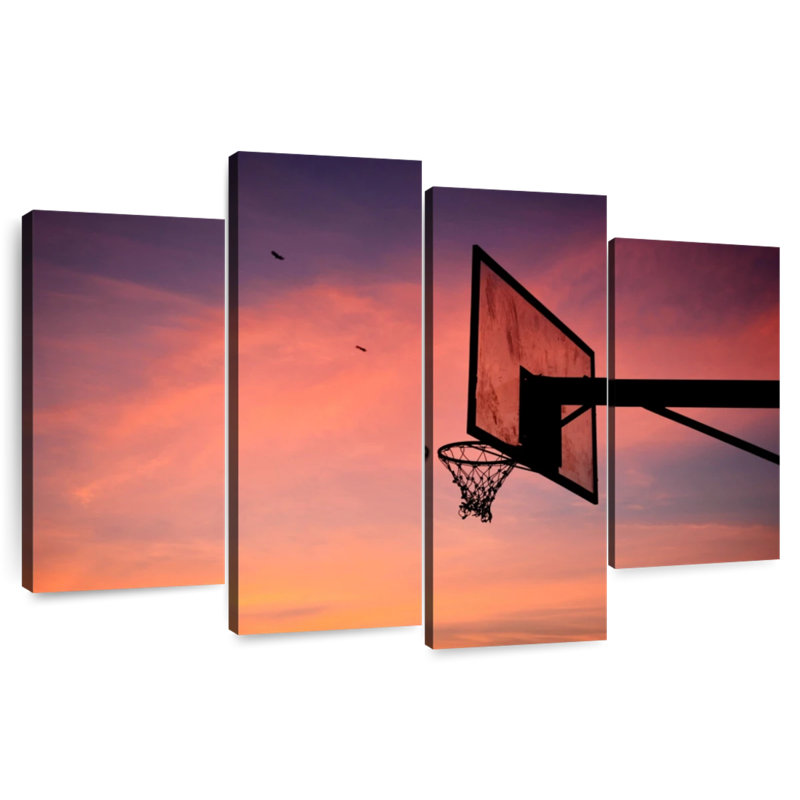 Sireci Basketball Hoop Sunset, 22" H x 36" W