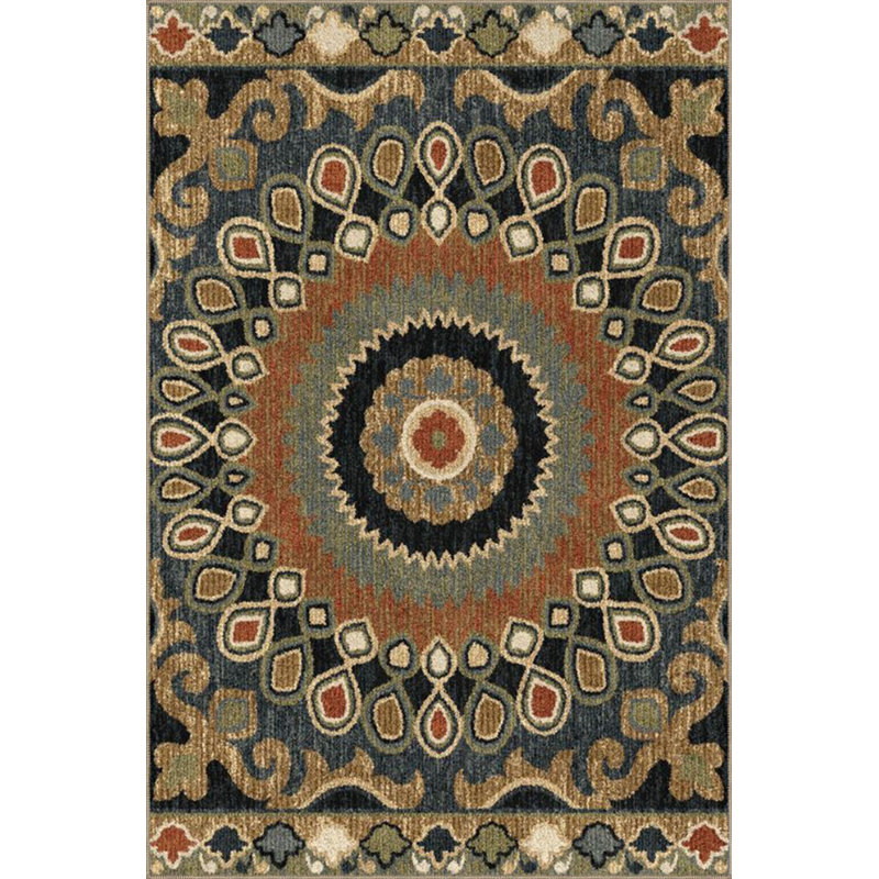 Leaf Patterned Modern Patterned Woven Base Rug, Runner 2'6" x 9'10" Rug Pad Included