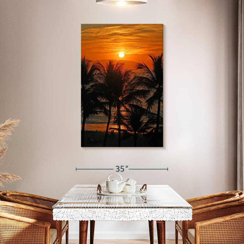 Palmiers Gillard Playa Sunset, H 48 po x l 32 po