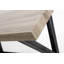 Basinger Rectangular Dining Table with Iron Base