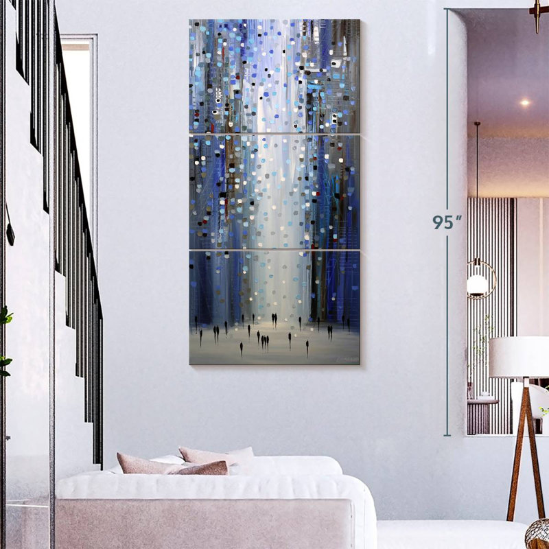 Urban Lights, 27" H x 12" W