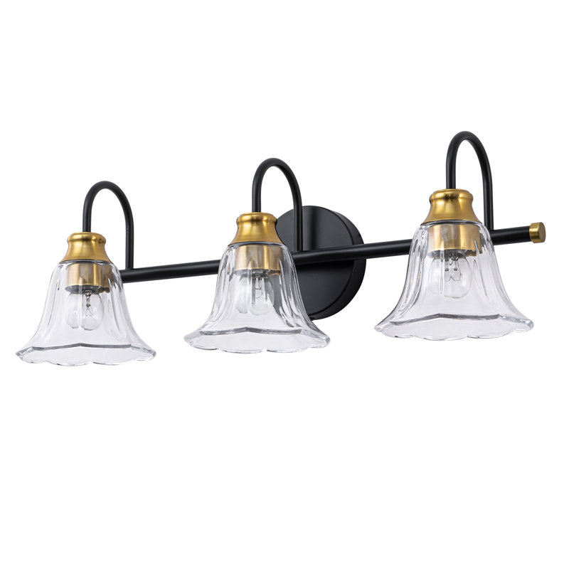 Luminaire de meuble-lavabo moderne moderne, H 7,87 po x l 23,03 po x P 7,48 po, Trois lumières