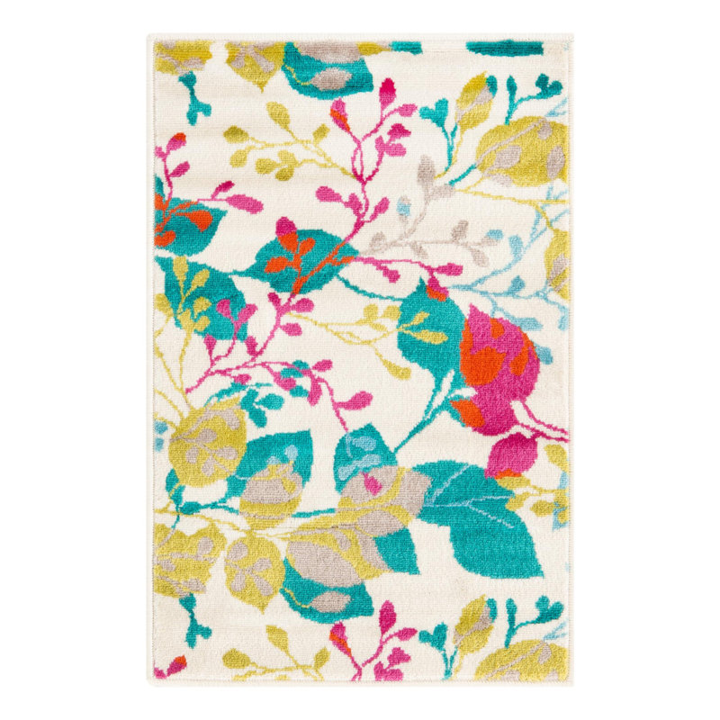 Analiese Floral Indoor Rug, Rectangle 2' x 3'