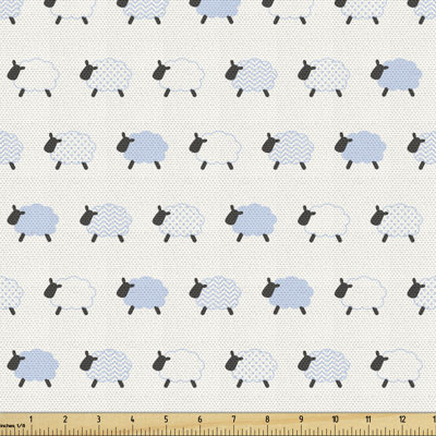 Verla Sheep Animals Fabric