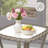 Swivel PE Wicker Rattan Outdoor Rocking Chairs Set With Side Table (4 Chairs And 2 Side Table)-1349886701