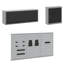 Set Of 6 Steel, Height-Adjustable-1496975718