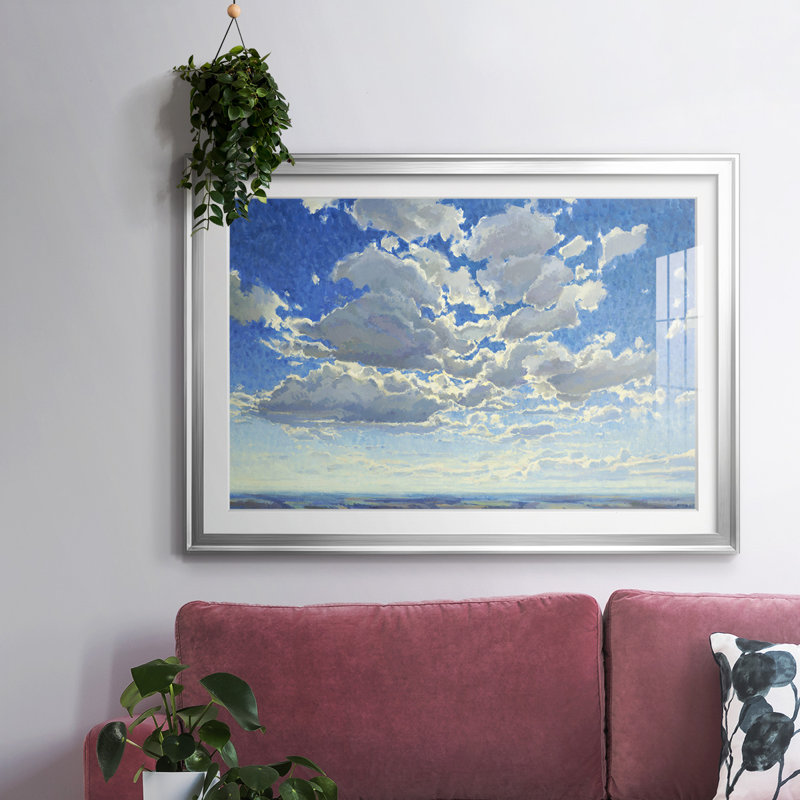Cloudscape, Argent, H 19 po x l 27 po x P 1,5 po