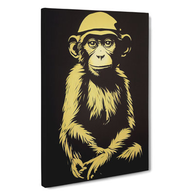 A Young Monkey No.1 - Wrapped Canvas