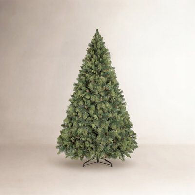 Frosted Pre-Lit Pine Christmas Tree