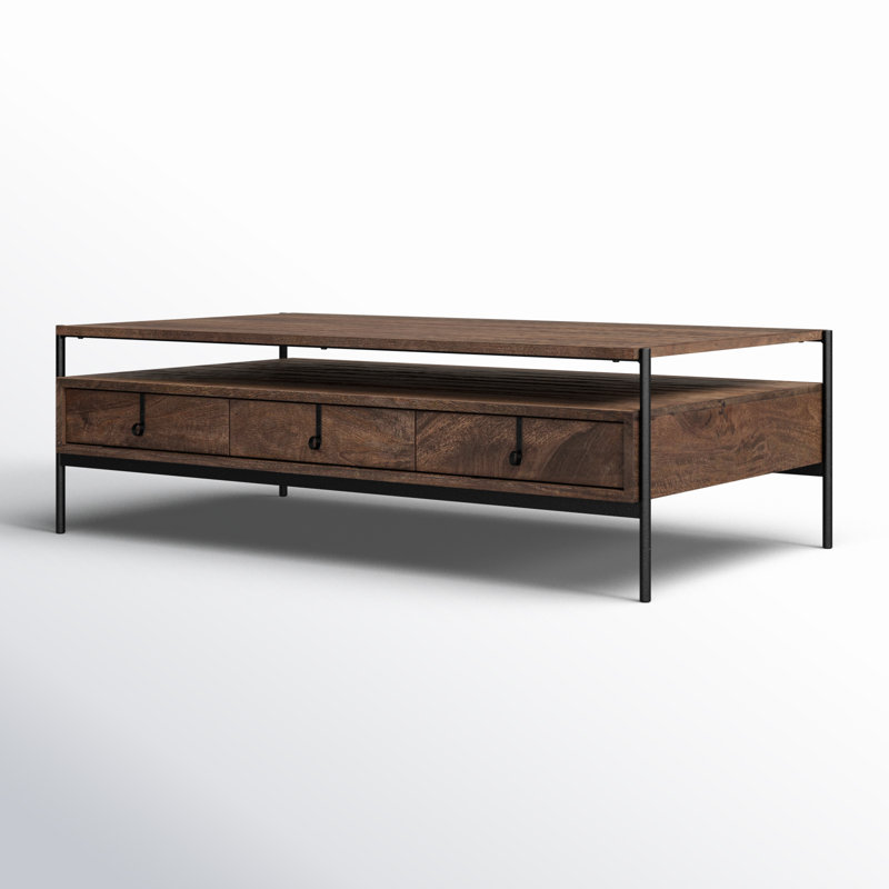 Wytse Solid Wood Top Single Coffee Table