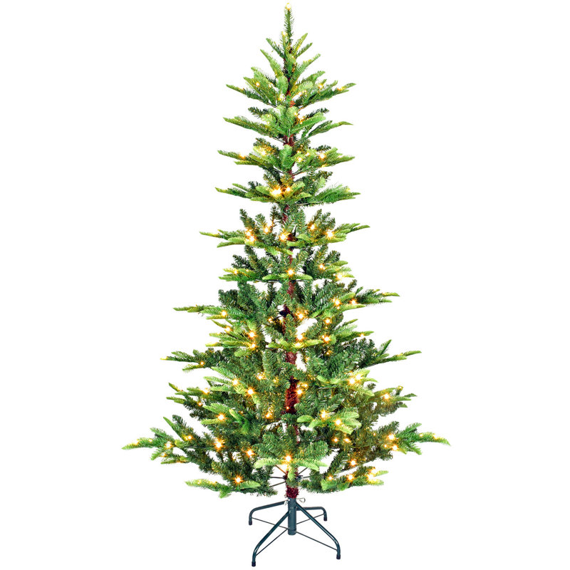 Arbre de Noël artificiel avec lumières chaudes, 4'