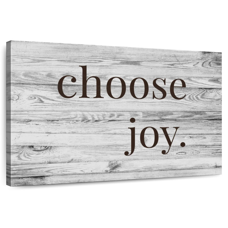 Choose Joy Typography, 16" H x 24" W