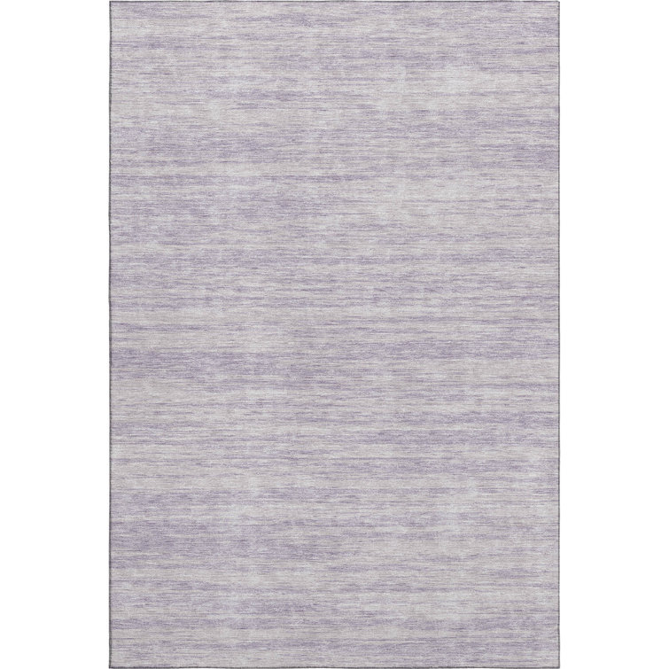 Premium Machine Washable Prisco Lavender Rug