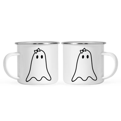 Hancel The Holiday Aisle® - Drôle d'Halloween Duo de tasses à thé en acier inoxydable