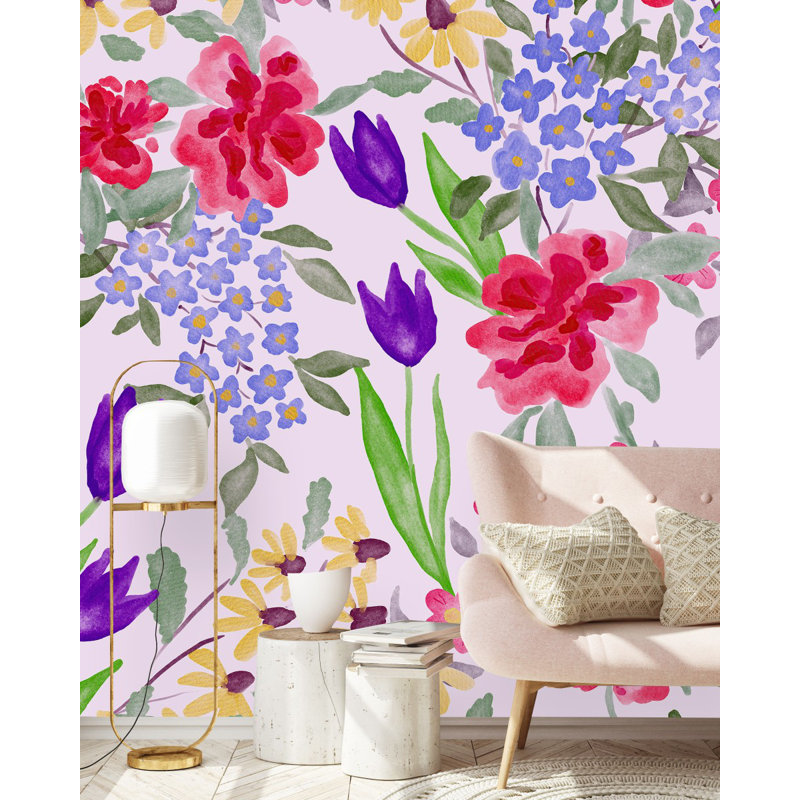 Peel & Stick Wall Mural, 10.42' W x 10.42' L