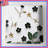 Black Paper Flowers Quilted Bedspread All Sizes-126079445