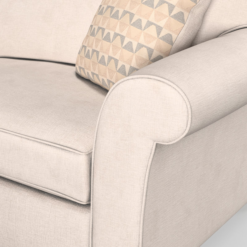 Haan 3 Seater Scroll Arms Sofa 