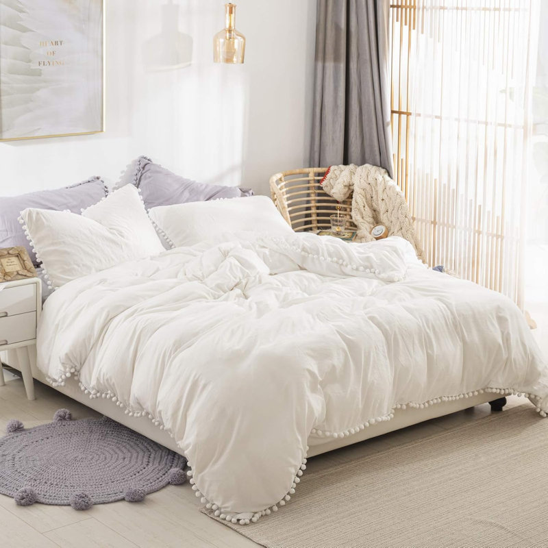 No Pattern Duvet Cover Set