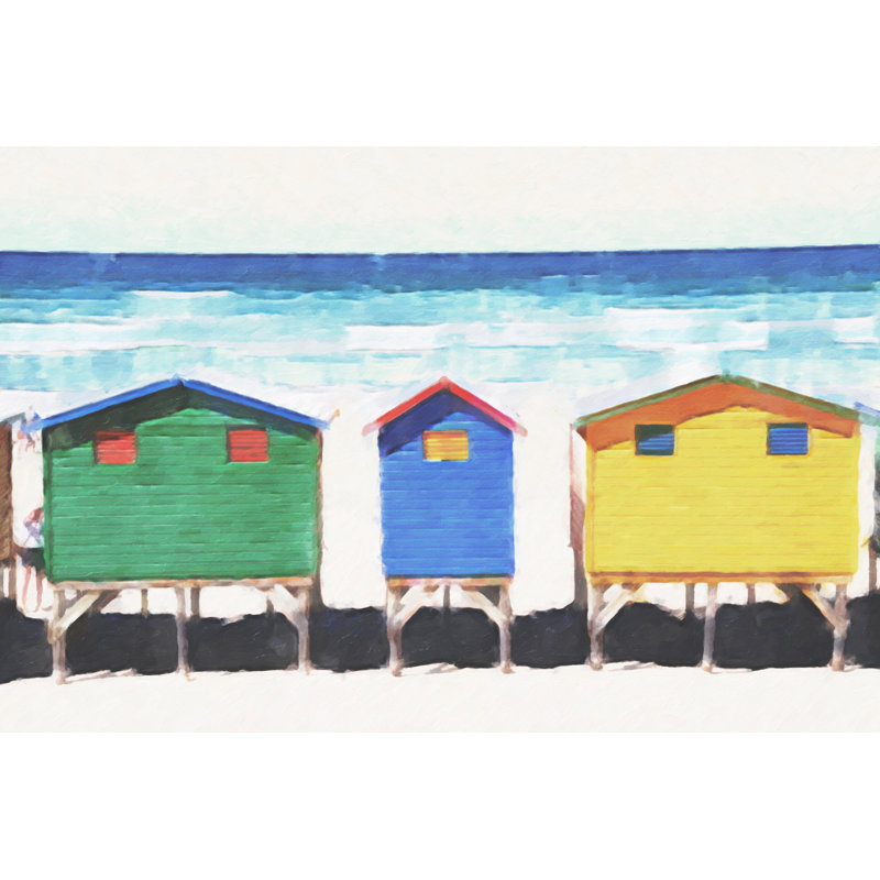 «Hues Of Indgio I» par Kim Curationa, H 24 po x l 36 po, Non, Papier avec cadre unique blanc