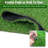 SET OF  2 Artificial Grass Doormat Indoor Outdoor Fake Turf Welcome Door Mat for Entry Porch Patio Entrance Mats Easy Clean-967643212
