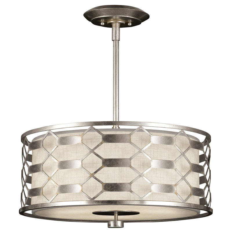 Allegretto 3 - Light Chandelier, Platinized Silver