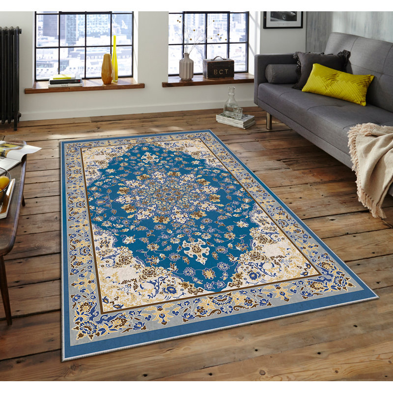 Luxurious Polyester Carpet, 39.4 x 70.9 Inches | 740 g/m² | Velvet Fabric with Non-Slip Felt Dot Underside | Laminated Sponge for Comfort | Easy to Clean & Machine Washable | Perfect for Living Room & Bedroom Décor