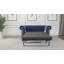 Chesterfield Hanna Sofa Set with Sleeping Function 3+2+1 Made of Velvet Fabric with Solid Wood Legs-1054186840
