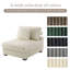 Upholstered Accent Chair with Footstool-1175667114