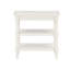 Table de chevet blanche antique