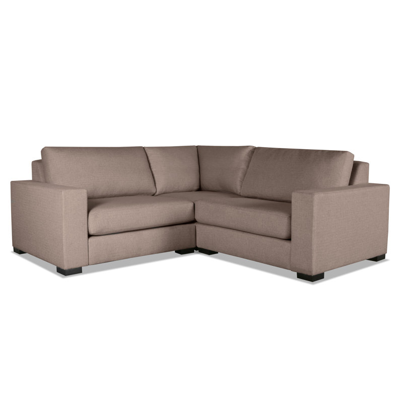 Seda Upholstered Sectional Symmetrical, Off White Revolution®, 33" H x 83" W x 83" D