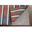 Tapis unique en laine noué à la main beige / rouge / bleu nouvel âge 2 pi 1 po x 3 pi