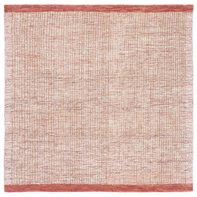 Vihaan Hand Tufted Wool/Cotton Rug in Ivory/Red