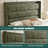 Upholstered Platform Bed With Tall Headboard And Spacious Solid Wood Drawers-1413363649-1413444786