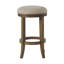 Tabouret de bar et de comptoir 25,5 po avec structure en bois d'hévéa massif Natick -72727857-72727860-72727855