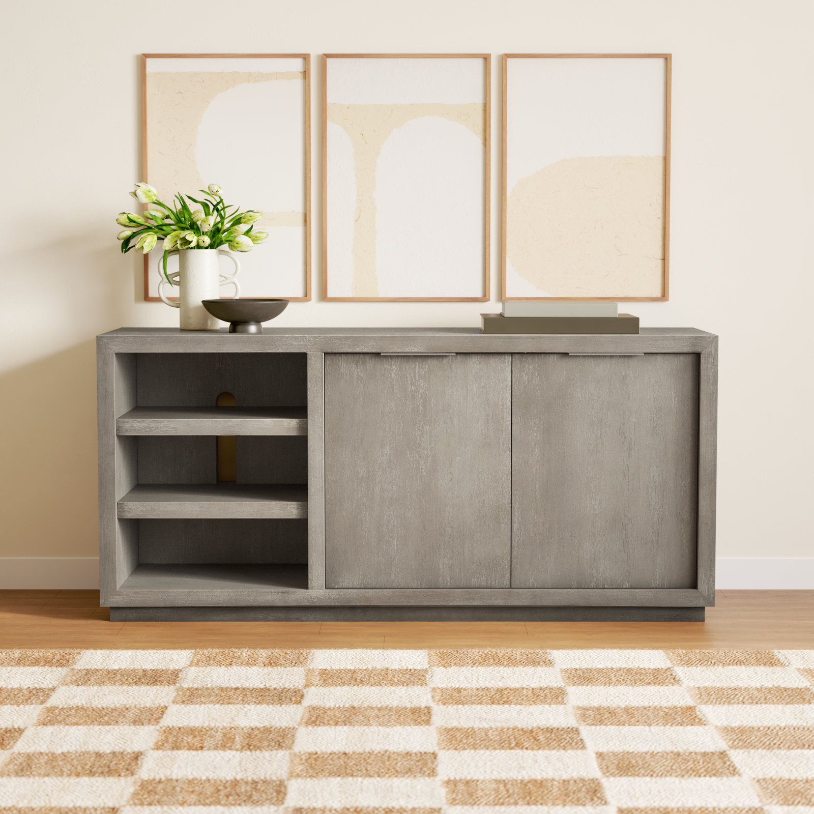 Eloise 64'' Media Console, Mineral