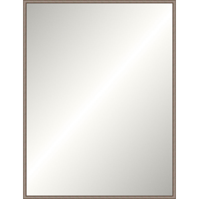 Distressed Silver Legacy Mirror, Medium rectangle