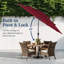 Parasol de patio à 3 niveaux-130904414