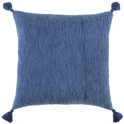 Colombina Embroidered Cotton Throw Pillow