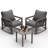 3 Piece Outdoor Conversation Set-227744893