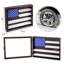 Wall Mounted Us Flag Coin Display Case