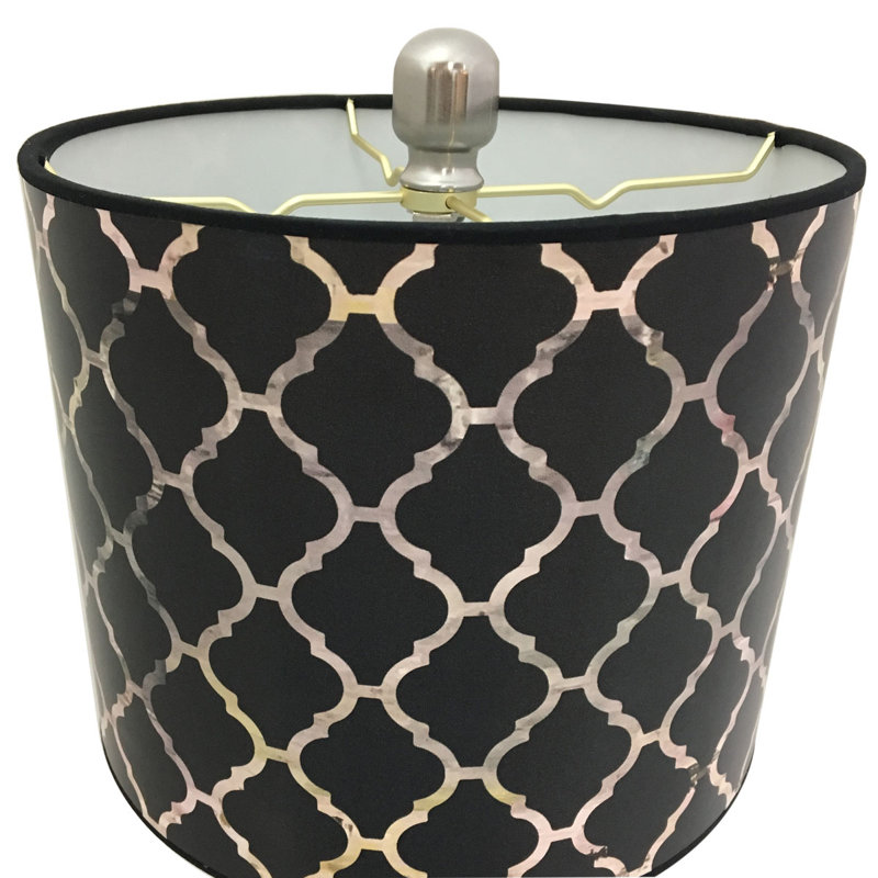 Meyerson Table Lamp, Black, Bronze/Nickel/Black