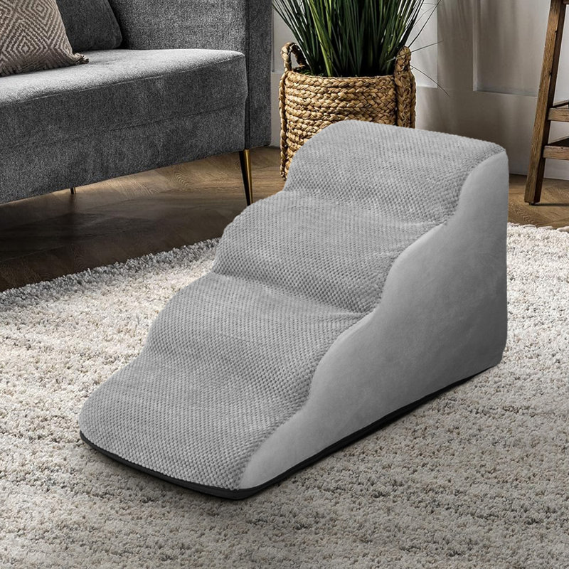 Non-Slip Pet Steps with Removable Cover, 40cm H x 40cm W x 72cm D