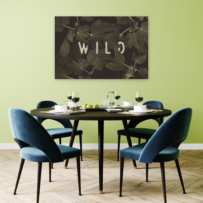 Wild Wild Foliage Abstract Contemporary Landscape Nature, reproduction d'art murale, 32" H x 48" W