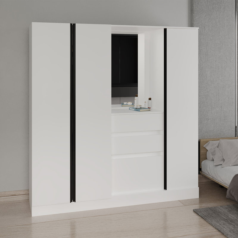 Armoire-penderie, rangement pour vêtements pour chambre à coucher