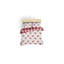 Ensemble de housse de couette double Christmas, rouge et blanc, 78,7 po x 78,7 po | 65% coton, 35% polyester, 120 fils au pouce carré | Lavable à la machine, enveloppe et fermeture à boutons, literie de Noël confortable pour une touche festive-621928401