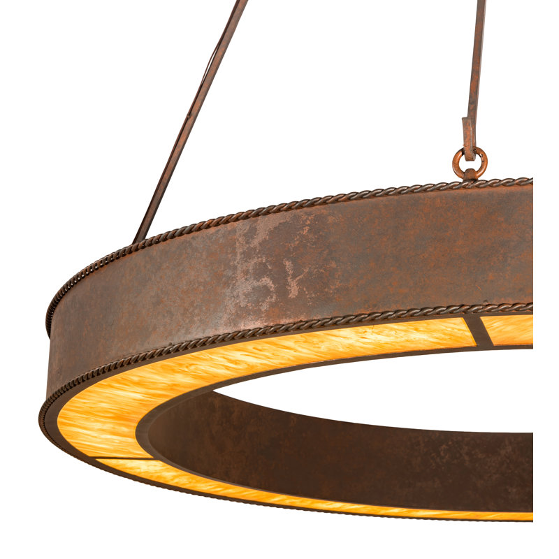 Rustic Lodge 1 - Light LED Chandelier