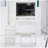 41" Large Size Left Bedside Cabinet Vanity Table+Cushioned Stool, Extra Large Touch Control LED Mirror, 3-colour Switch, Multi Layer High Capacity Storage Fashionable Dresser, Suitable For Large Space-1268129368