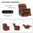 Inglenook 32" Wide Genuine Leather Power Swivel Standard Recliner Set Of 2-1002143694