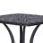 Square Metal Outdoor Side Table With Umbrella Hole , 21.06'' in. W 21'' in. D