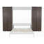 Grand lit escamotable avec portes de rangement - aucun sommier nécessaire, solide et amp; Durable-1260268645